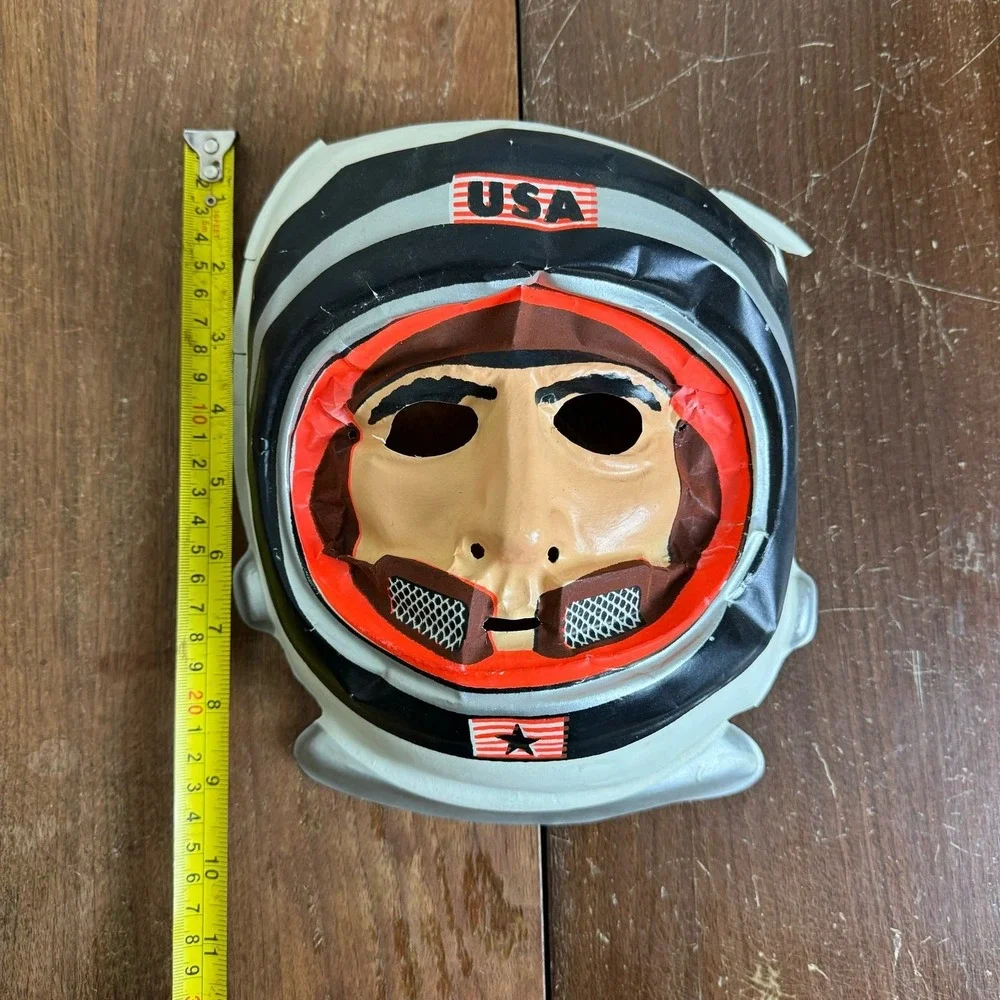 Collegeville Man On The Moon Costume Mask‎ Astronaut Spaceman